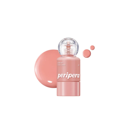 Peripera - Colorete líquido Syrupy Tok Cheek - 001: Light Peach