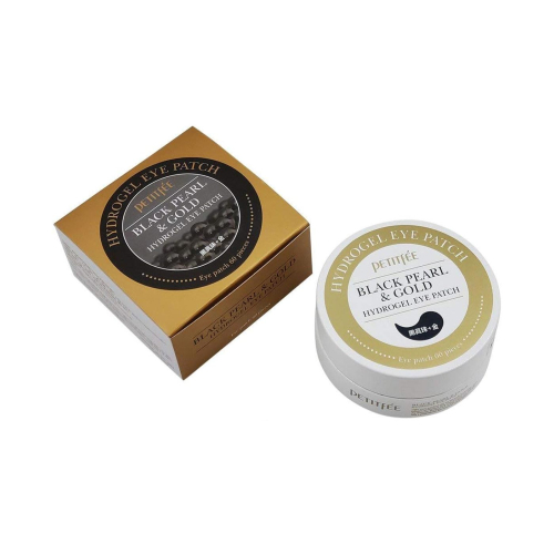 Petitfée - Parches de hidrogel para ojos Black Pearl & Gold