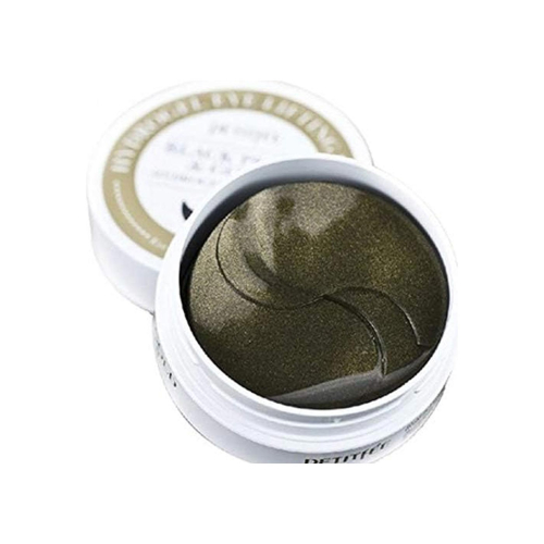 Petitfée - Parches de hidrogel para ojos Black Pearl & Gold