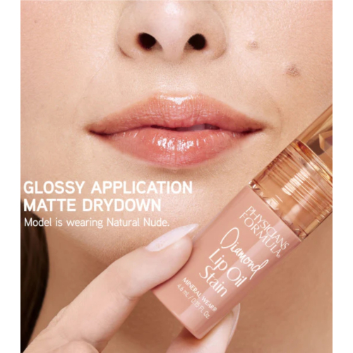 Physicians Formula - *Mineral Wear* - Aceite labial Diamond Stain - Natural Nude