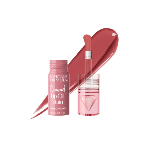 Physicians Formula - *Mineral Wear* - Aceite labial Diamond Stain - Radiant Rose