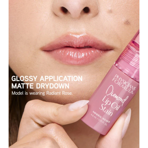 Physicians Formula - *Mineral Wear* - Aceite labial Diamond Stain - Radiant Rose