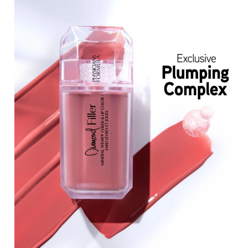 Physicians Formula - Tinte para labios y mejillas Mineral Wear Diamond Filler - Radiant Pink