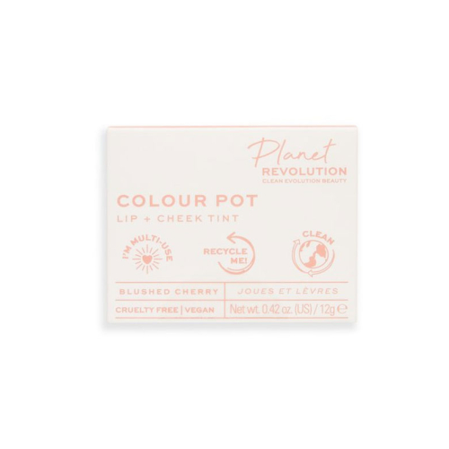 Planet Revolution - Tinte para labios y mejillas The Colour Pot - Blushed Cherry