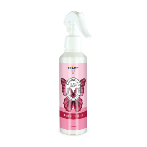Prady - Ambientador en spray para hogar 220ml - Pink Butterfly