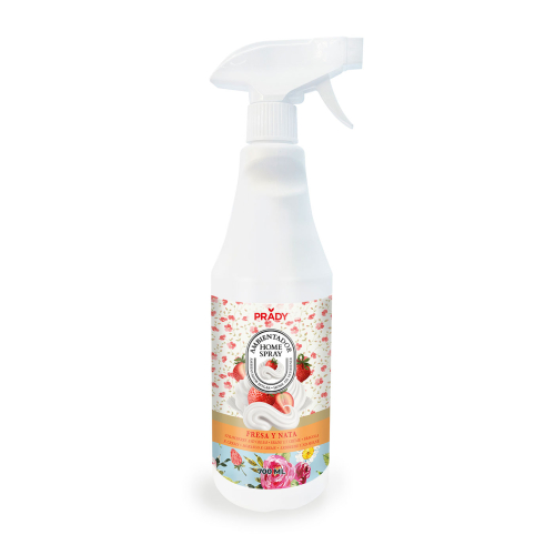 Prady - Ambientador en spray para hogar 700ml - Fresa y Nata