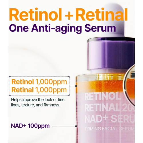Purito - Sérum reafirmante Retinol Retinal 2000 NAD+