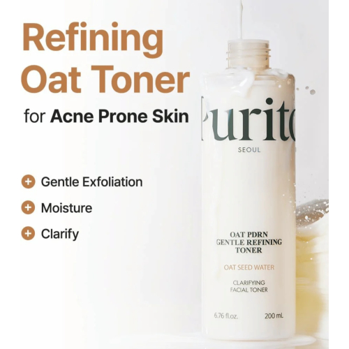 Purito - Tónico facial calmante Oat PDRN Gentle