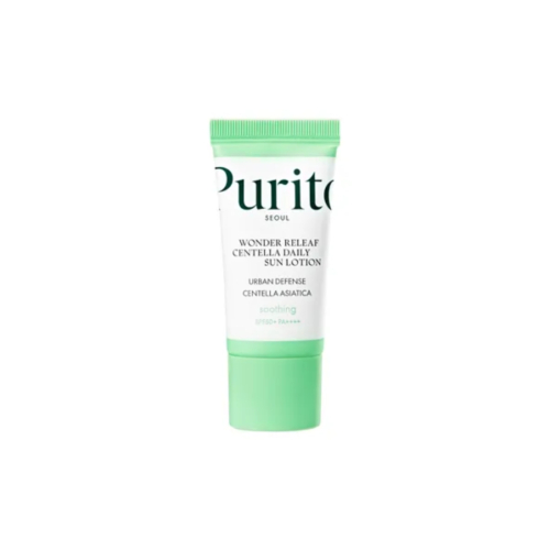 Purito - *Wonder Releaf Centella* - Crema solar SPF50+ PA++++ - Formato mini