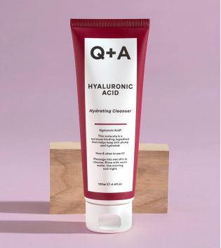 Q+A Skincare - Limpiador facial hidratante con ácido hialurónico
