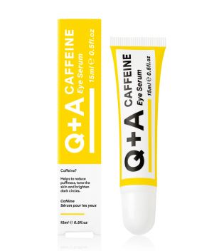 Q+A Skincare - Sérum para el contorno de los ojos con cafeína