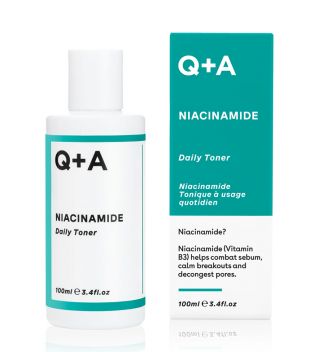 Q+A Skincare - Tónico facial con niacinamida
