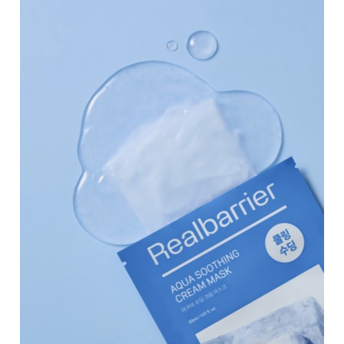 Real Barrier - Mascarilla facial Aqua Soothing Cream Mask