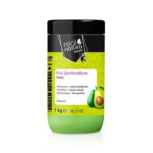 Real Natura - Mascarilla capilar anti-rotura con aguacate 1kg - Cabello dañado