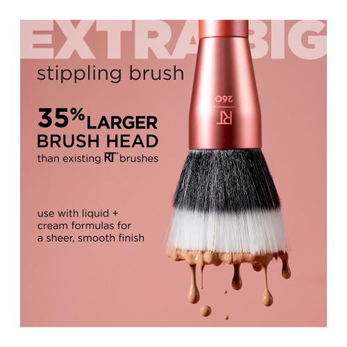 Real Techniques - Brocha para base de maquillaje Extra Big Stippling Brush - 260
