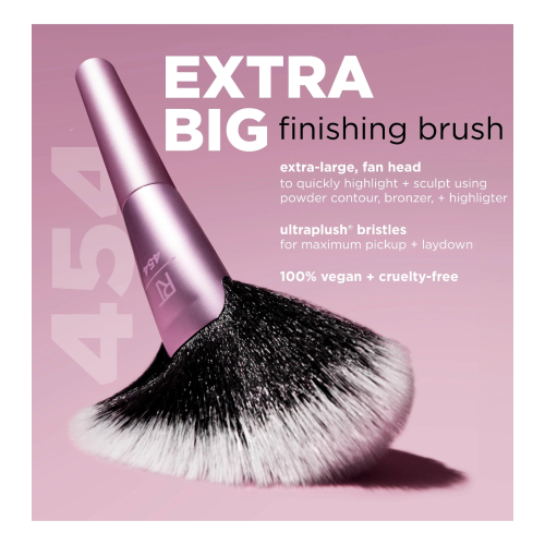 Real Techniques - Brocha para contorno Extra Big Finishing Brush - 454