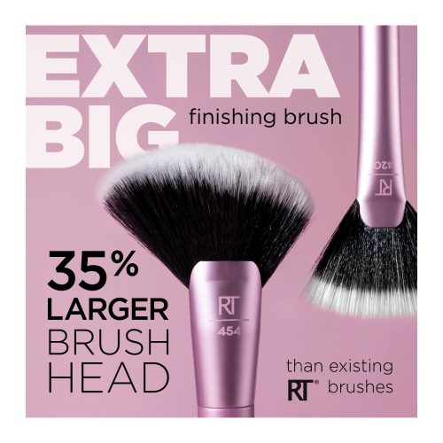 Real Techniques - Brocha para contorno Extra Big Finishing Brush - 454