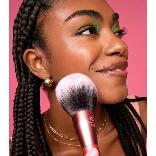 Real Techniques - Brocha para polvos Extra Big Powder Brush - 262