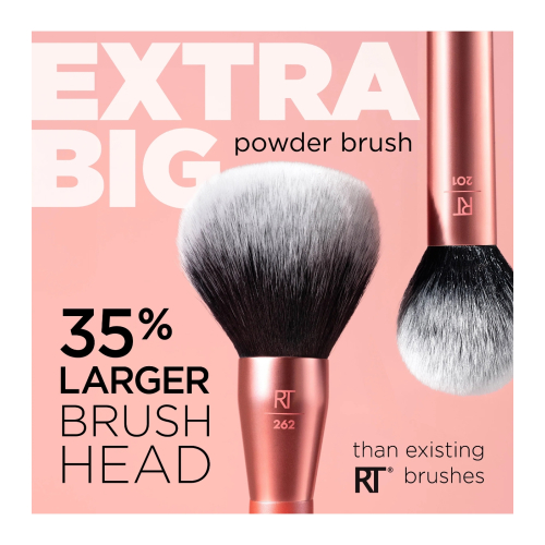 Real Techniques - Brocha para polvos Extra Big Powder Brush - 262