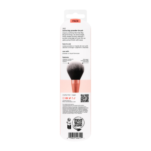 Real Techniques - Brocha para polvos Extra Big Powder Brush - 262