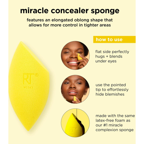 Real Techniques - Dúo de esponjas Miracle Concealer