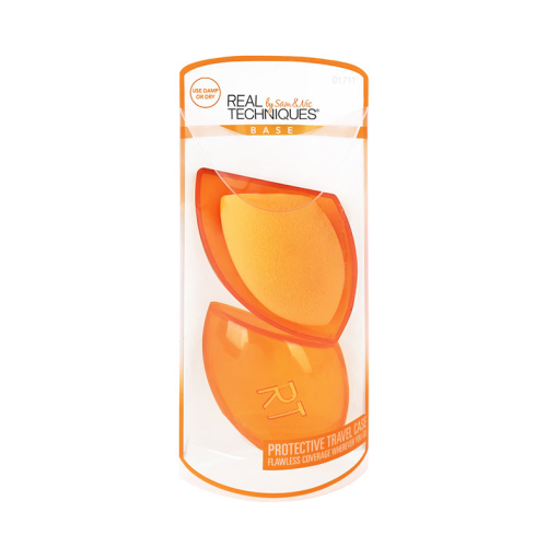 Real Techniques - Esponja de maquillaje + funda de viaje by Sam & Nic