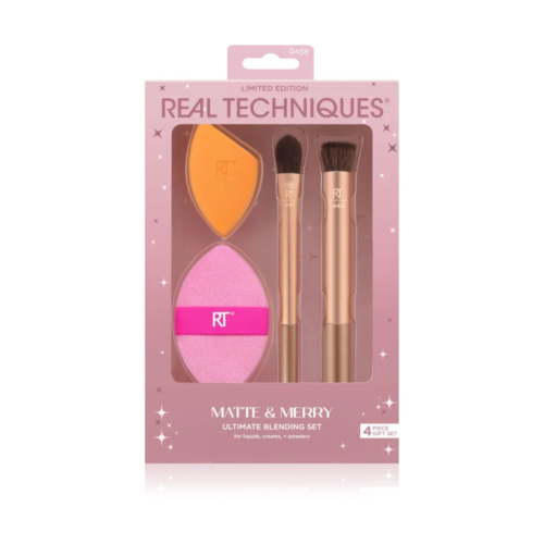 Real Techniques - *Holidays 24* - Set de brochas + esponjas Matte & Merry