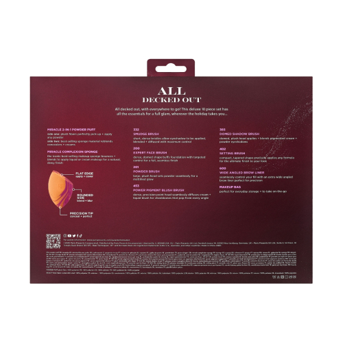 Real Techniques - *Holidays 25* - Set de brochas All Decked Out