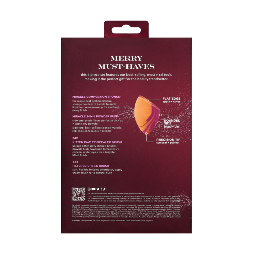 Real Techniques - *Holidays 25* - Set de brochas Merry Must-haves Set