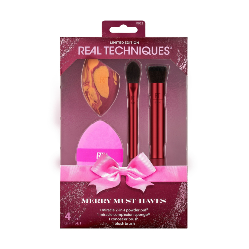Real Techniques - *Holidays 25* - Set de brochas Merry Must-haves Set