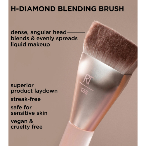 Real Techniques - *New Nude 2.0* - Brocha para rostro Diamond Blending
