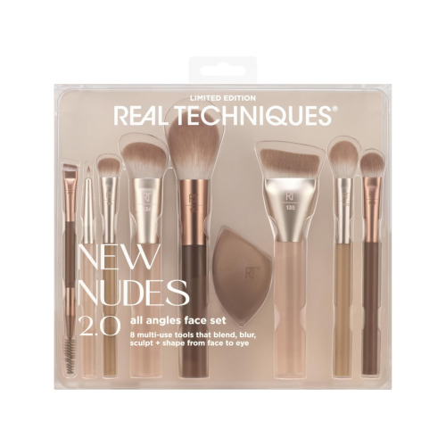 Real Techniques - *New Nude 2.0* - Set de brochas All Angles