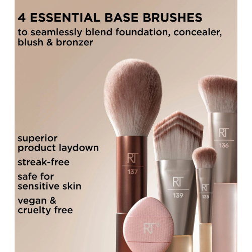 Real Techniques - *New Nude 2.0* - Set de brochas Blurred Base