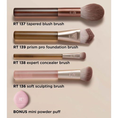 Real Techniques - *New Nude 2.0* - Set de brochas Blurred Base