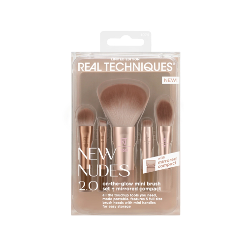 Real Techniques - *New Nude 2.0* - Set de brochas On-The-Glow