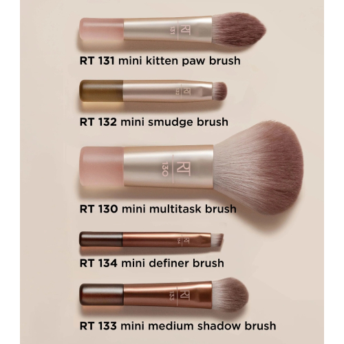 Real Techniques - *New Nude 2.0* - Set de brochas On-The-Glow