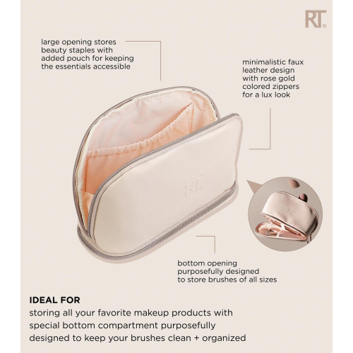 Real Techniques - *New Nudes* - Neceser de maquillaje multiusos Uncovered