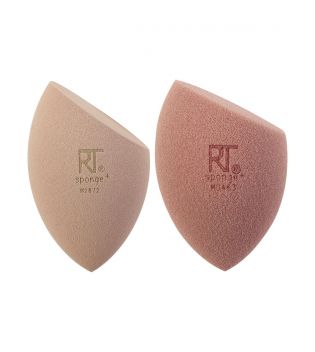 Real Techniques - *New Nudes* - Set de esponjas para líquidos y polvos Real Reveal Sponge Duo