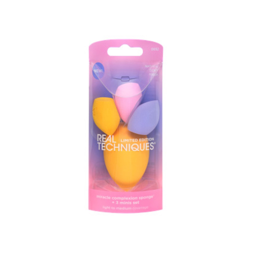 Real Techniques - *Night Brights* - Esponja Miracle Complexion + 3 mini esponjas