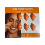 Real Techniques - Pack de 6 esponjas de maquillaje Miracle Complexion