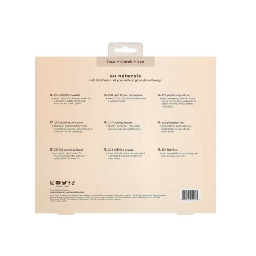 Real Techniques - Set de brochas Au Naturale