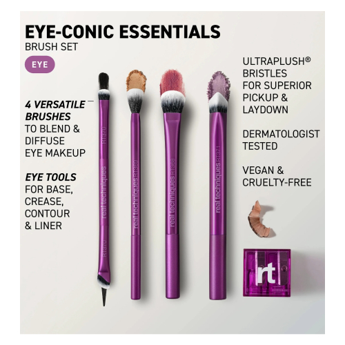 Real Techniques - Set de brochas Eye-conic Essentials