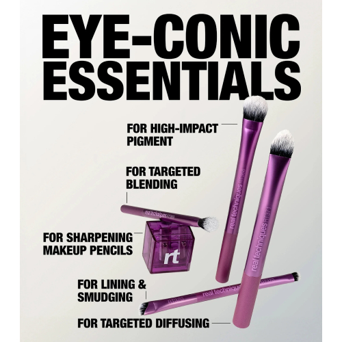 Real Techniques - Set de brochas Eye-conic Essentials