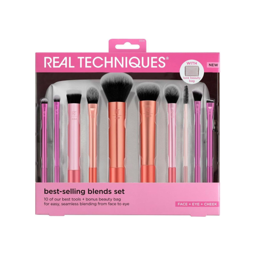 Real Techniques - Set de brochas + neceser Best-selling Blends Set