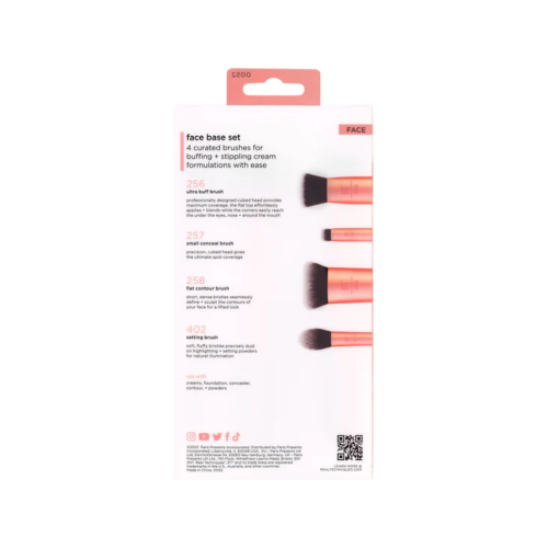 Real Techniques - Set 4 brochas para rostro