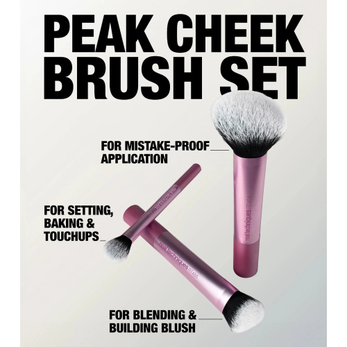 Real Techniques - Set de brochas Peak Cheek