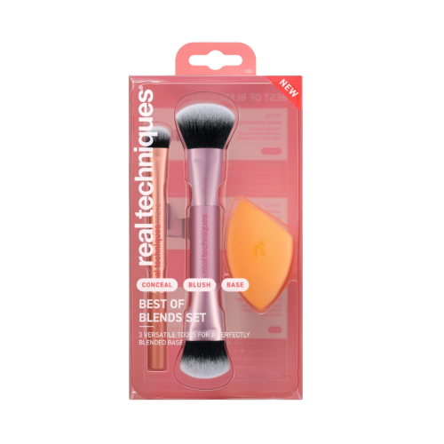 Real Techniques - Set de brochas y esponja Best of Blends