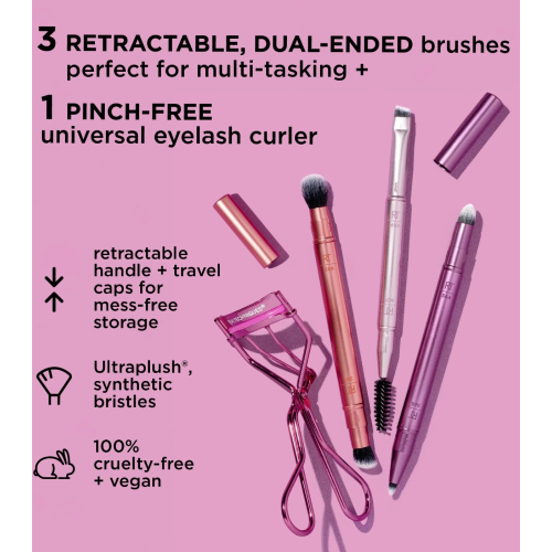 Real Techniques - Set de brochas Double Time Brush + Lash set