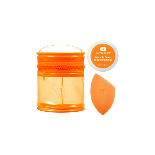 Real Techniques - Set esponja + limpiador