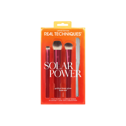 Real Techniques - *Solar Power* - Set de brochas Golden hour Glow
